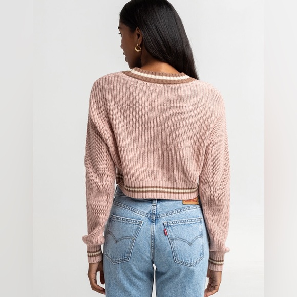 Full Tilt varsity cropped cardigan - Picture 2 of 5